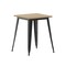 Flash Furniture 23.75 SQ Dining Table Brown Poly Top/Black Frame JJ-T14619-60-BRBK-GG - alternate 2